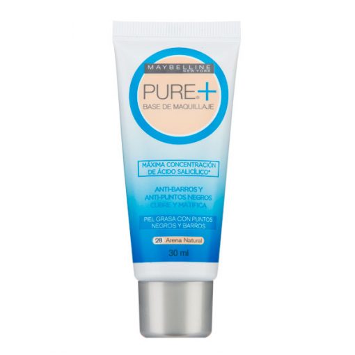 Base Maybelline Pure Make Up Plus 28 - Arena Natural
