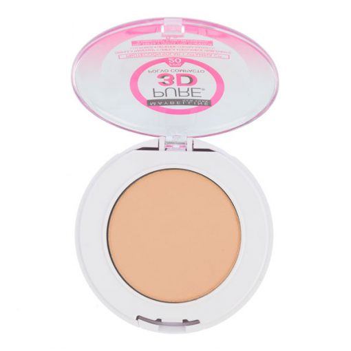 Polvo Compacto Maybelline Pure Make Up 3D  130 - Beige Radiante - Imagen 2