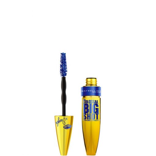 Máscara Maybelline The Colossal Big Shot Power Colors  Booming Blue