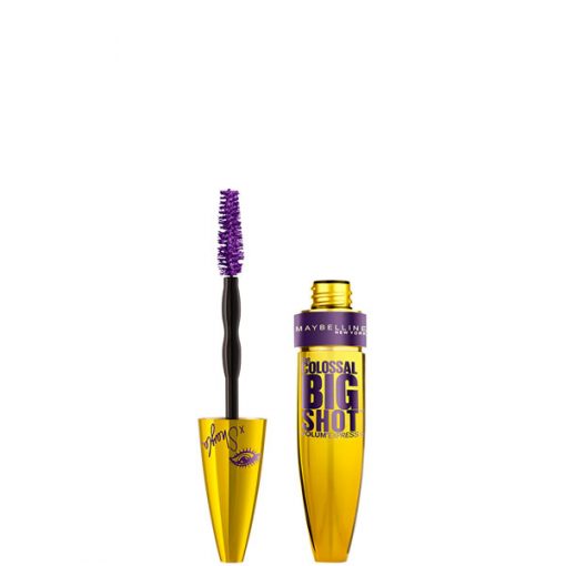 Máscara Maybelline The Colossal Big Shot Power Colors  Poppin Purple