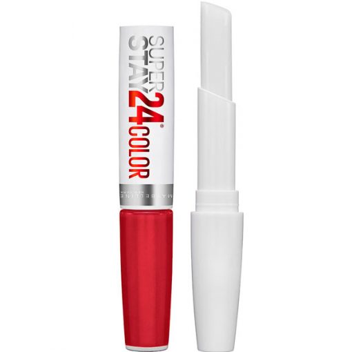 Labial Maybelline Super Stay 24 hs Super Impact 200 - Eternal Cherry - Imagen 3