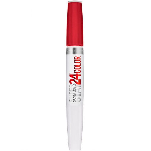 Labial Maybelline Super Stay 24 hs Super Impact 200 - Eternal Cherry - Imagen 4