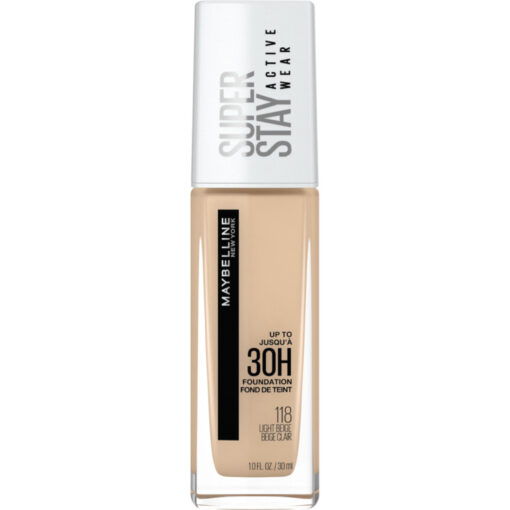 Base Liquida Maybelline Super Stay 24 hs Full Coverage Light Beige - Imagen 3