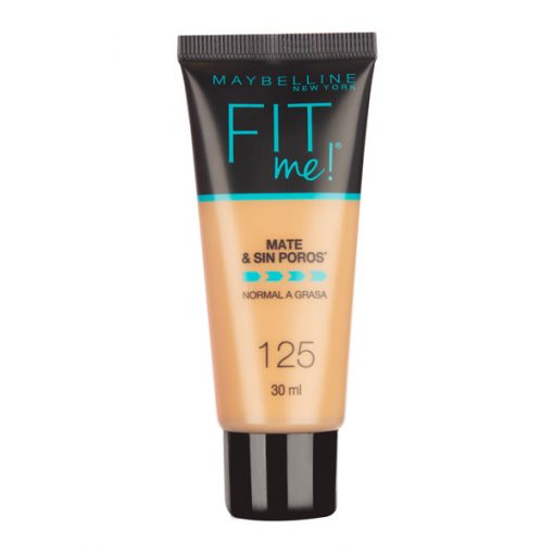 Base Maybelline Fit Me Matte + Poreless 125 - Nude