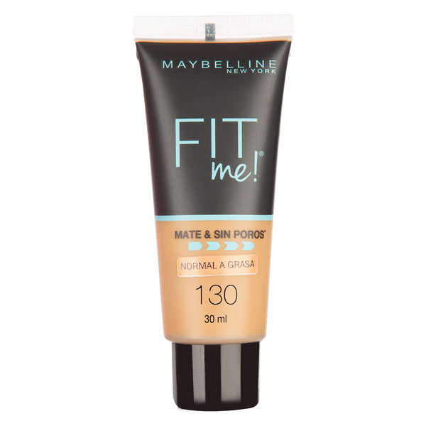 Base Maybelline Fit Me Matte + Poreless 130 – Buff Beige – Rituel