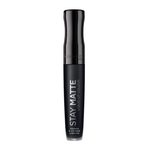 Labial Rimmel Stay Matte 840 - Pitch Black