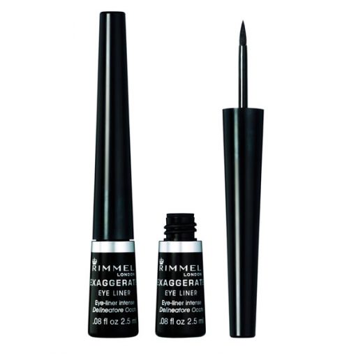 Delineador líquido Rimmel Exxagerate 1 - 100% Black