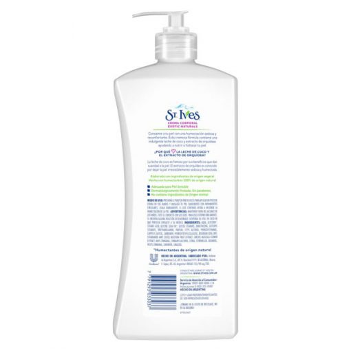 Crema corporal St. Ives  Exotic Naturals - Imagen 2