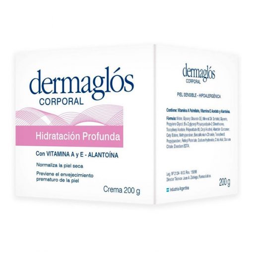 Crema corporal Dermaglós  Hidratación Profunda X 200 Gr