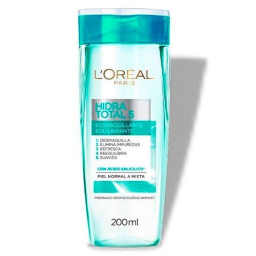 Leche desmaquillante L'Oréal Hidra-Total 5 Equilibrante