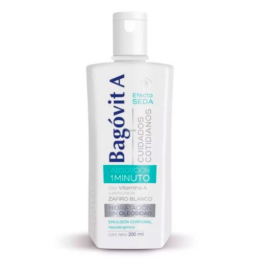 Emulsión corporal Bagóvit A Efecto Seda