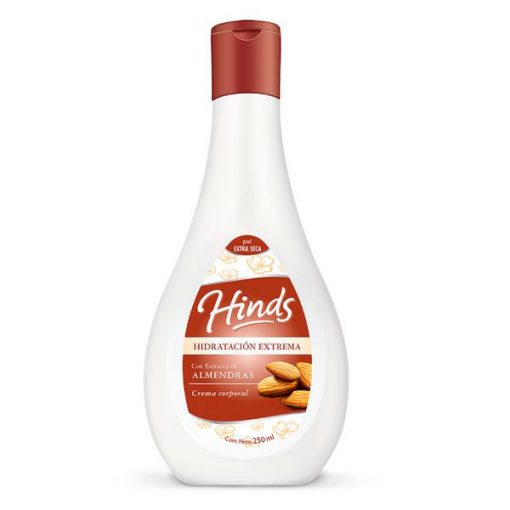 Crema corporal Hinds  Hidratación Extrema Almendras