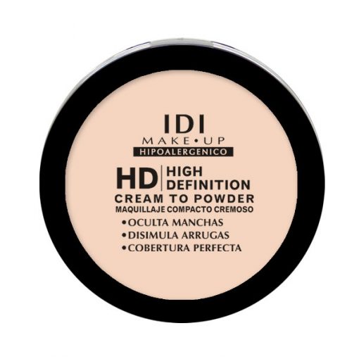 Maquillaje compacto cremoso Idi HD 1 - Light Beige