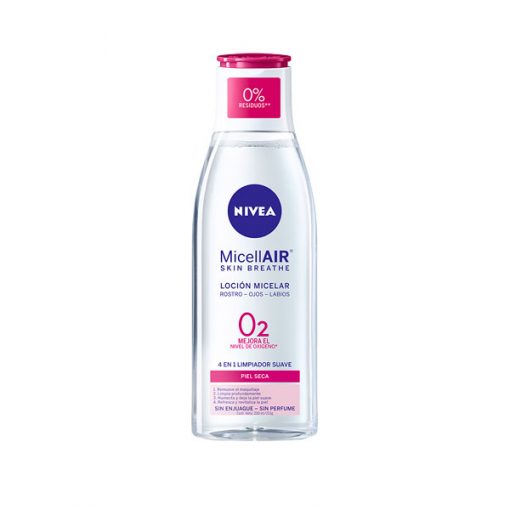 Loción micelar Nivea MicellAIR 4 en 1 Piel Seca