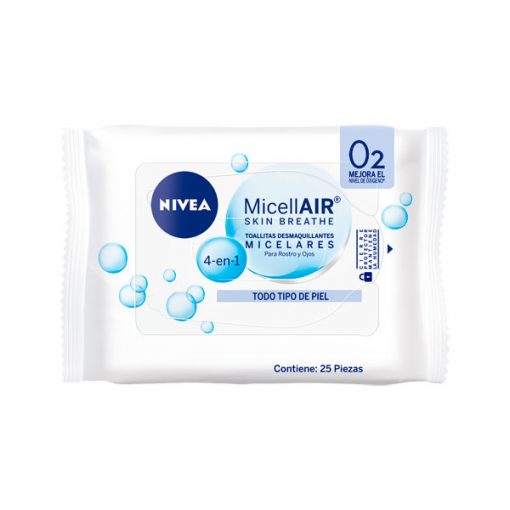 Toallitas desmaquillantes Nivea MicellAIR Micelares