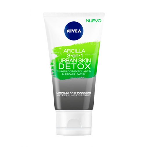 Arcilla Nivea Urban Skin Detox 3 en 1