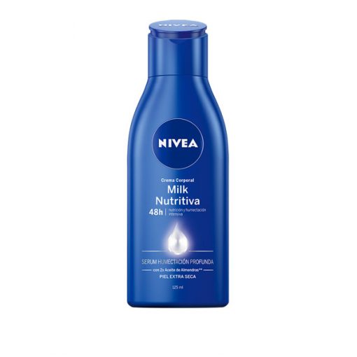 Crema corporal Nivea  Milk Nutritiva