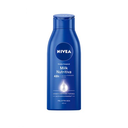 Crema corporal Nivea  Milk Nutritiva