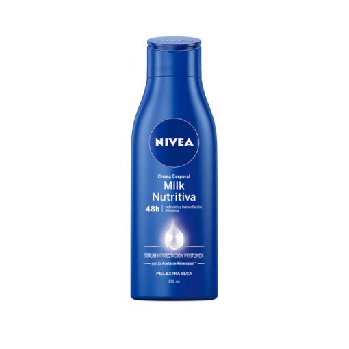 Crema corporal Nivea  Milk Nutritiva