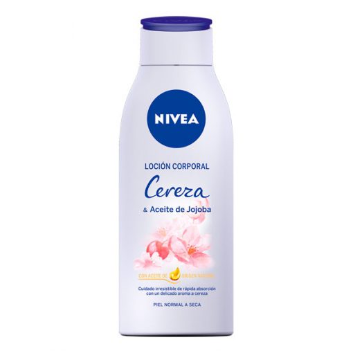 Loción corporal Nivea  Cereza & Aceite de Jojoba