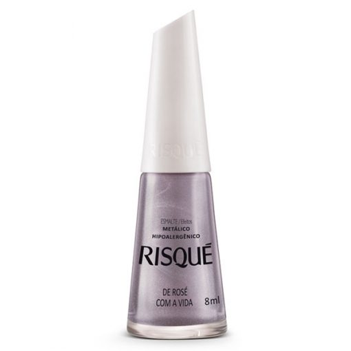 Esmalte Risqué   De Rosé Com a Vida