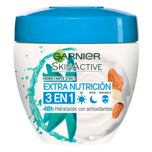 Crema hidratante Garnier Skin Active  Extra Nutrición 3 en 1