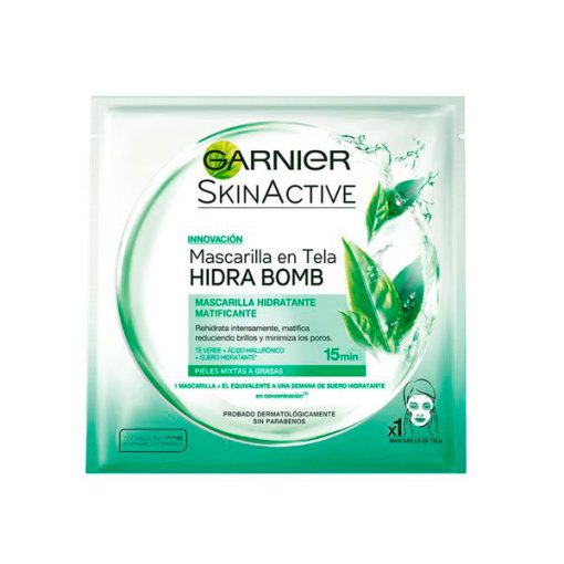 Mascarilla Garnier Skin Active Hidra Bomb Hidratante Matificante