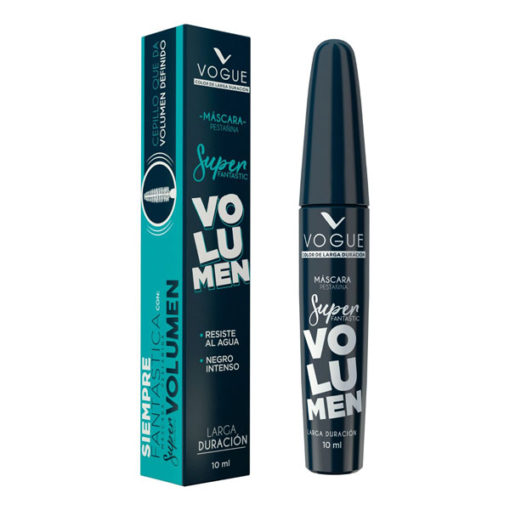 Máscara Vogue Super Fantastic Volumen Negro Intenso - Imagen 2