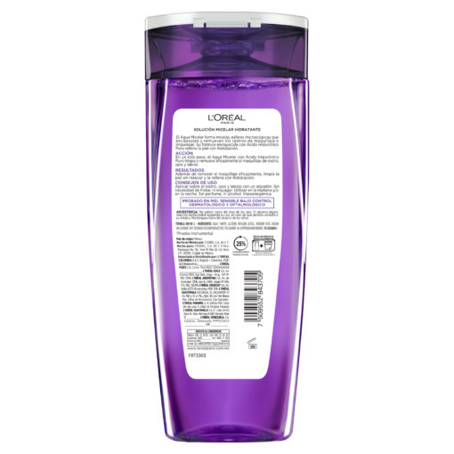 Agua Micelar L´oreal Paris Revitalift Acido Hialuronico - Imagen 2