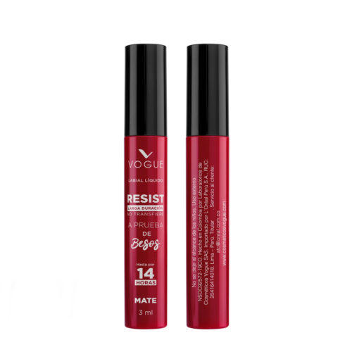 Labial Liquido Vogue Resist Apasionada - Imagen 3