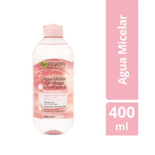 Agua Micelar Garnier Skin Active Agua de rosas - Imagen 4