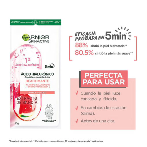 Ampolla en Mascarilla Garnier Detox - Imagen 5