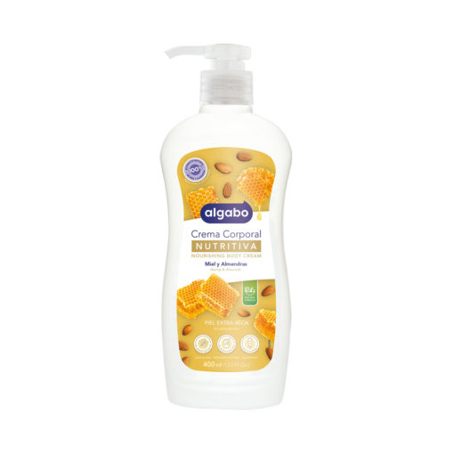 Crema Corporal Algabo Nutritiva Miel y Almendras