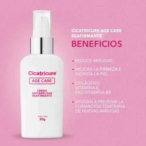 Crema Facial Cicatricure Age Care AntiArrugas Reafirmante - Imagen 3