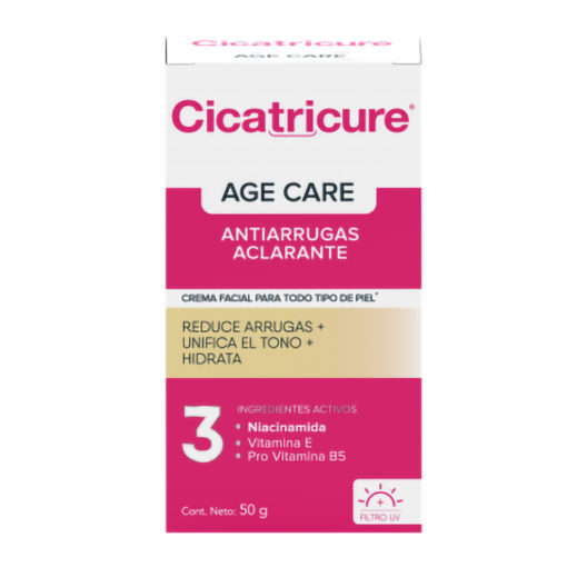 Crema Facial Cicatricure Age Care AntiArrugas Aclarante