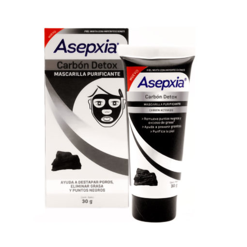 Mascarilla Peel Off Asepxia Carbón Detox Purificante
