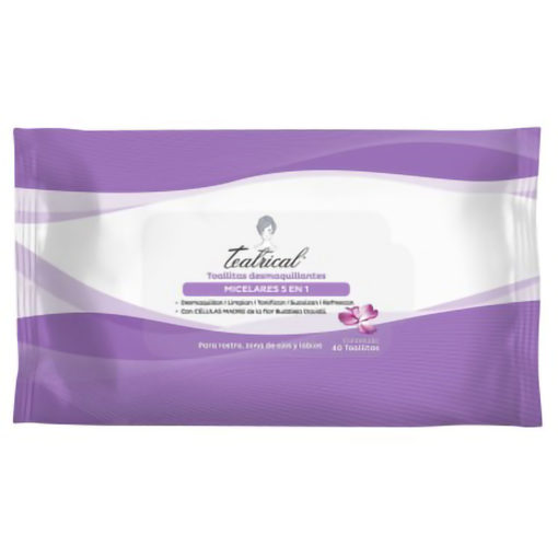 Toallitas Desmaquillantes Teatrical Agua Micelar 5 en 1
