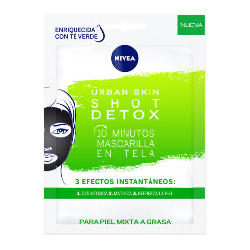 Máscara facial Detox Nivea Urban Skin