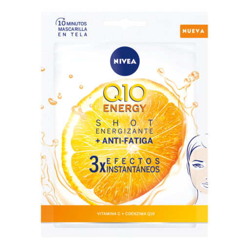 Máscara facial Q10 Energy Nivea Q10