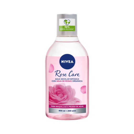 Agua Micelar Bifásica Nivea Rose Care