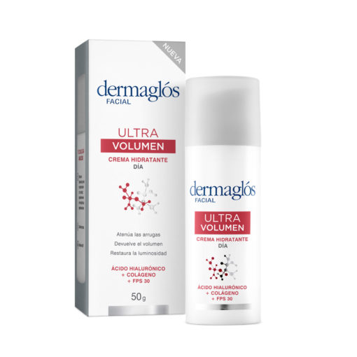 Crema Hidratante de Día Dermaglós Ultra Volumen FPS30 X 50 Gr