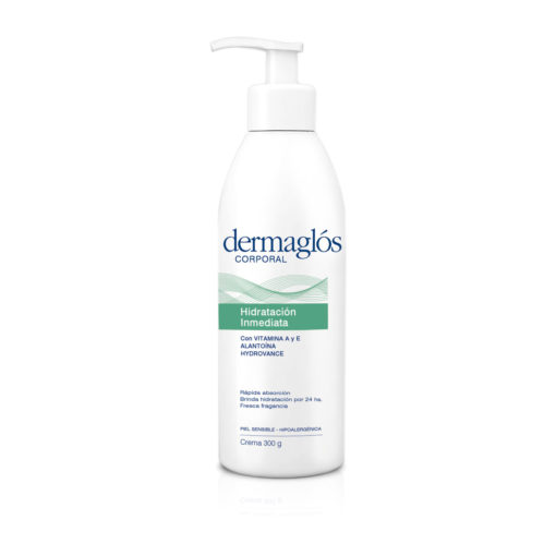 Crema corporal Dermaglós Hidratación Inmediata  X 300 Gr