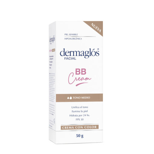BB Cream Crema con color Dermaglós  Medio X 50 Gr - Imagen 3