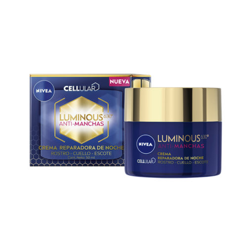 Crema de noche Reparadora Antimanchas Nivea Luminous