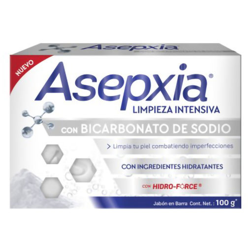 Jabón en Barra Asepxia Limpieza intensiva Bicarbonato de Sodio