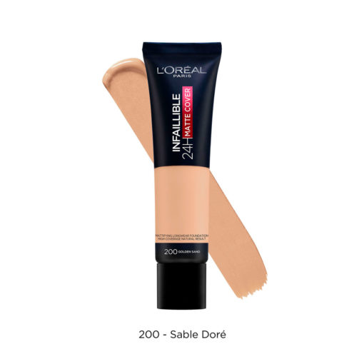 Base Líquida L'Oreal Infaillible 220 Golden Sand - Imagen 2