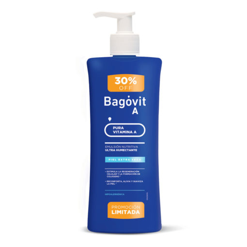 Emulsión Corporal Bagóvit A Extra Seca