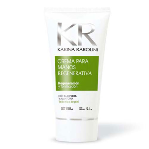 Crema para Manos Karina Rabolini Regenerativa Aloe Vera y Alantoína