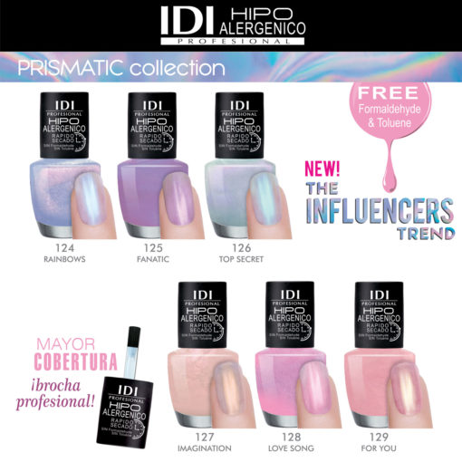 Esmalte Hipoalergenico Idi Makeup Prismatic 124 Rainbows - Imagen 2