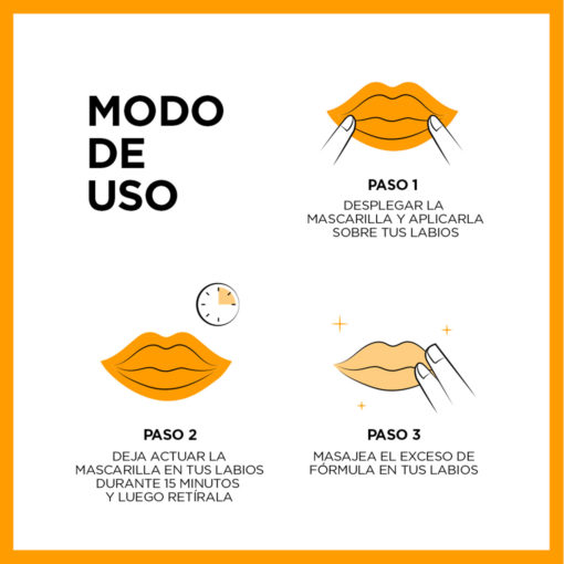 Mascarilla para labios reparadora Garnier Skin Active Mango - Imagen 6